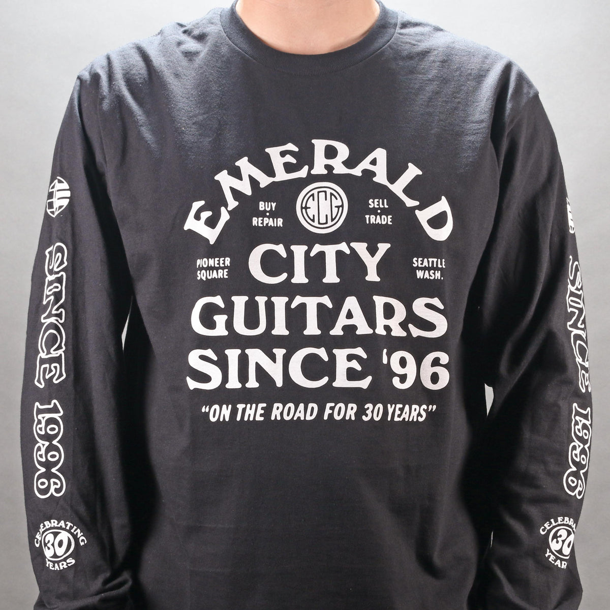 30th Anniversary T-Shirt Long Sleeve – Emerald City Guitars