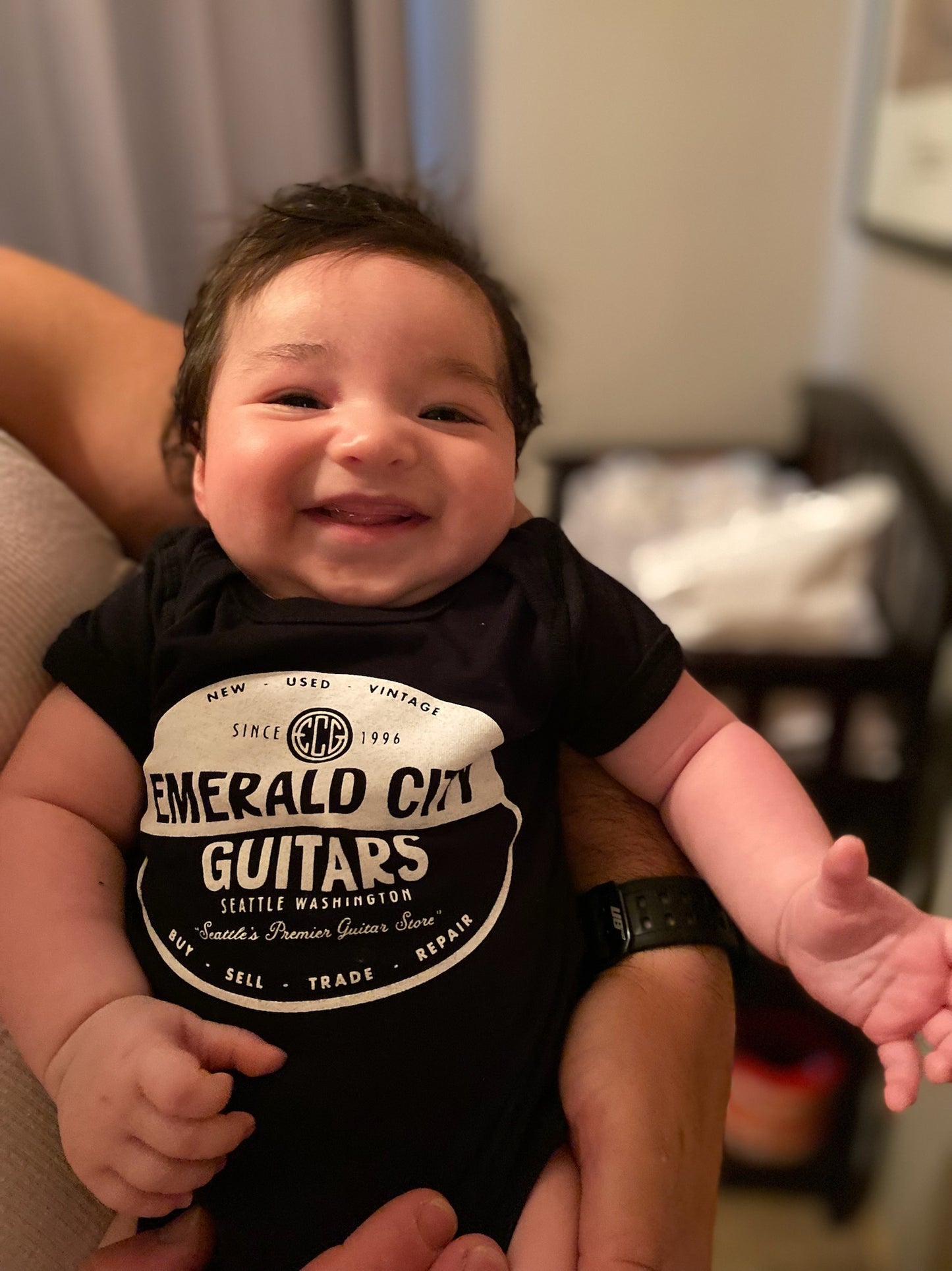 Emerald City Guitars Onesie