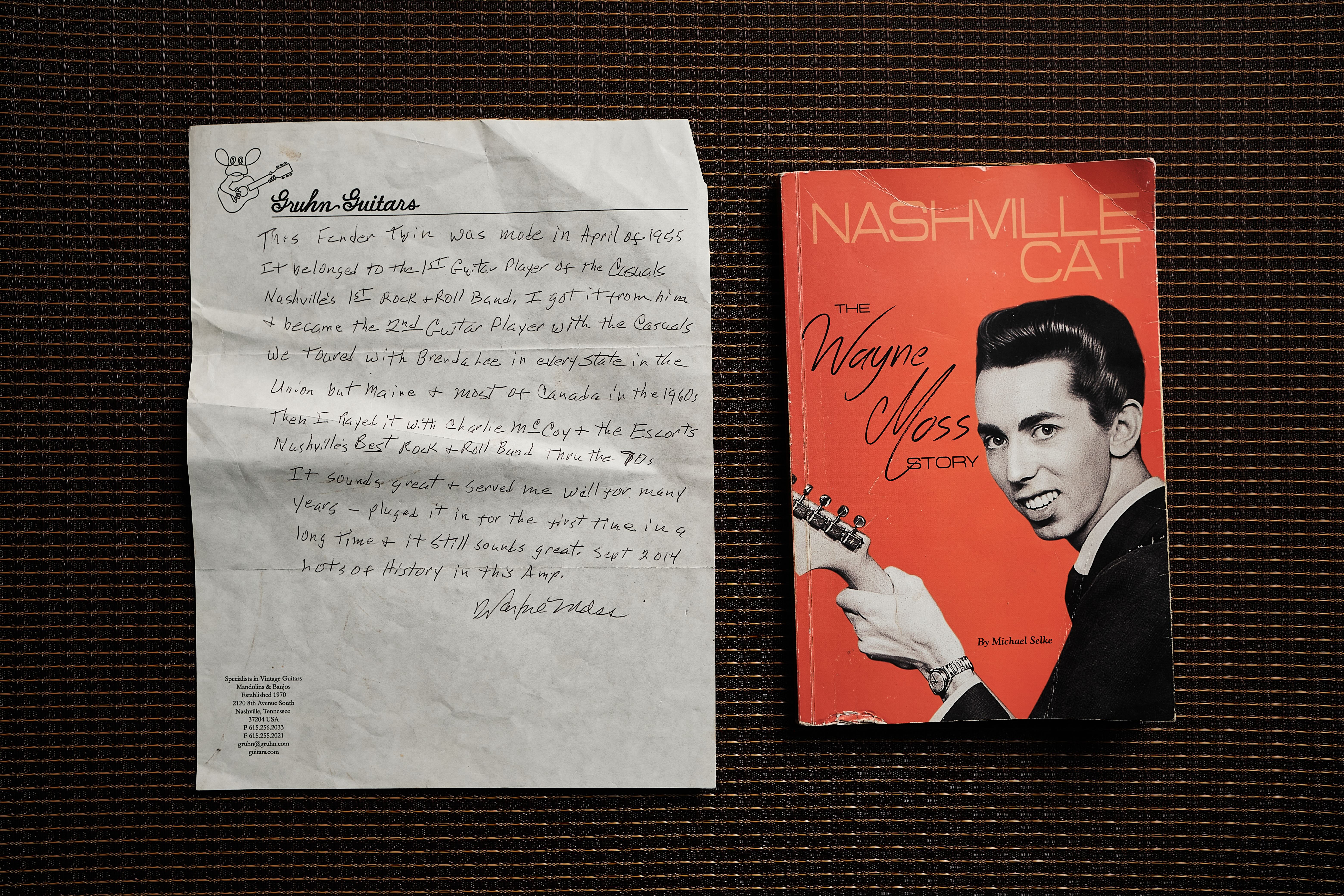 1955 フェンダー「ローパワー」ツイード ツイン – Emerald City Guitars