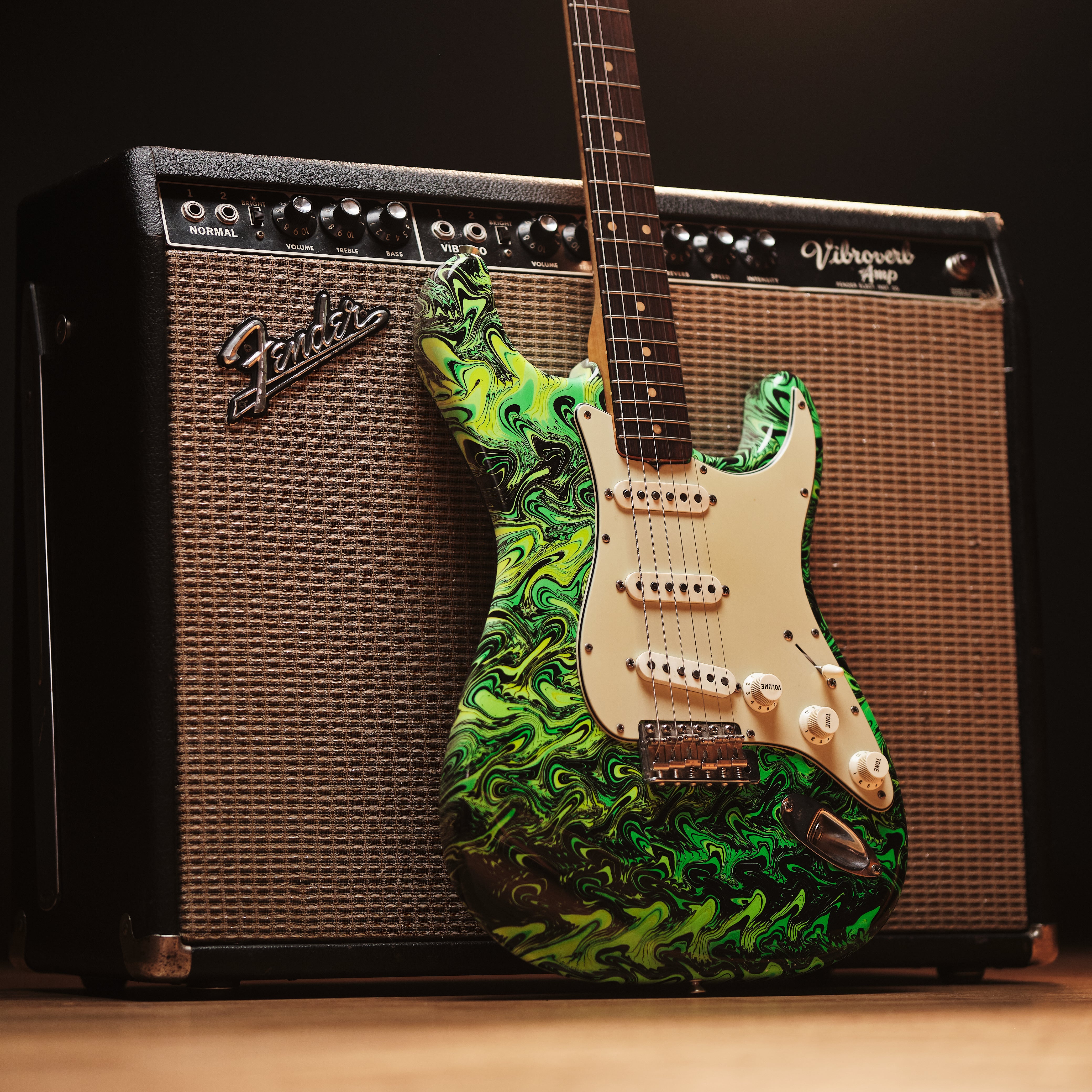 1963 Fender Stratocaster [*Bonvillian Refin] – Emerald City Guitars