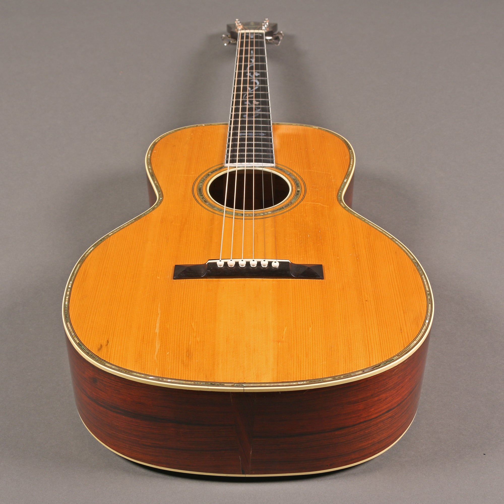 1935-36 Oahu 68K De Luxe Hawaiian [*Round Neck Conversion]