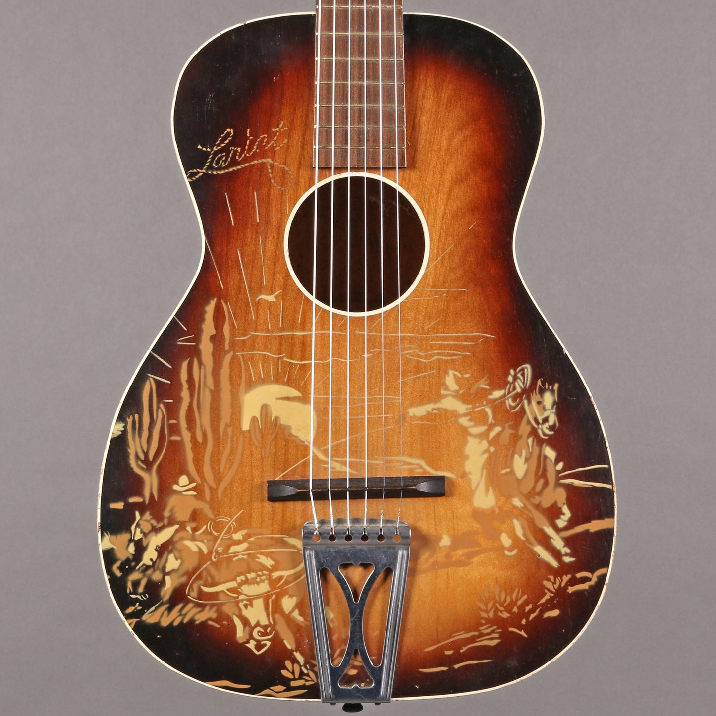 1950s Harmony "Lariat" Cowboy Parlor Acoustic