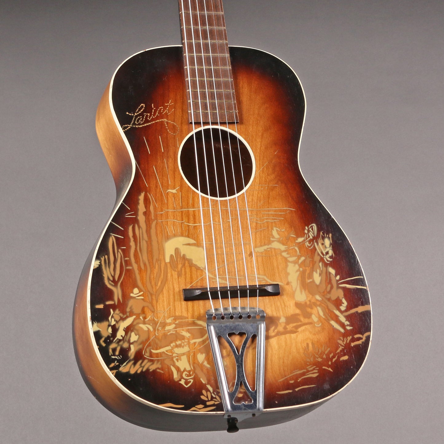 1950s Harmony "Lariat" Cowboy Parlor Acoustic