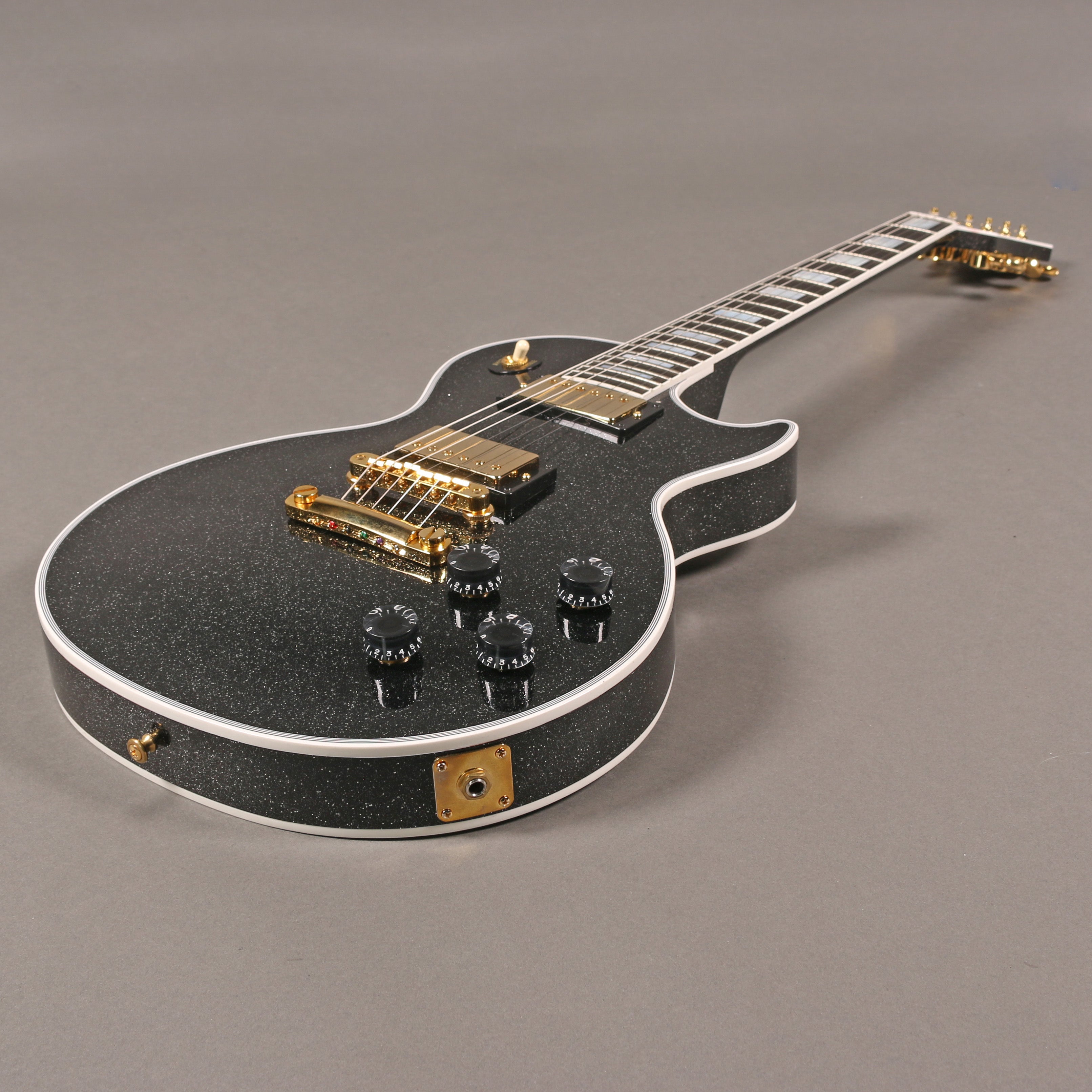 2025 Gibson Les Paul Custom Black Sparkle – Emerald City Guitars