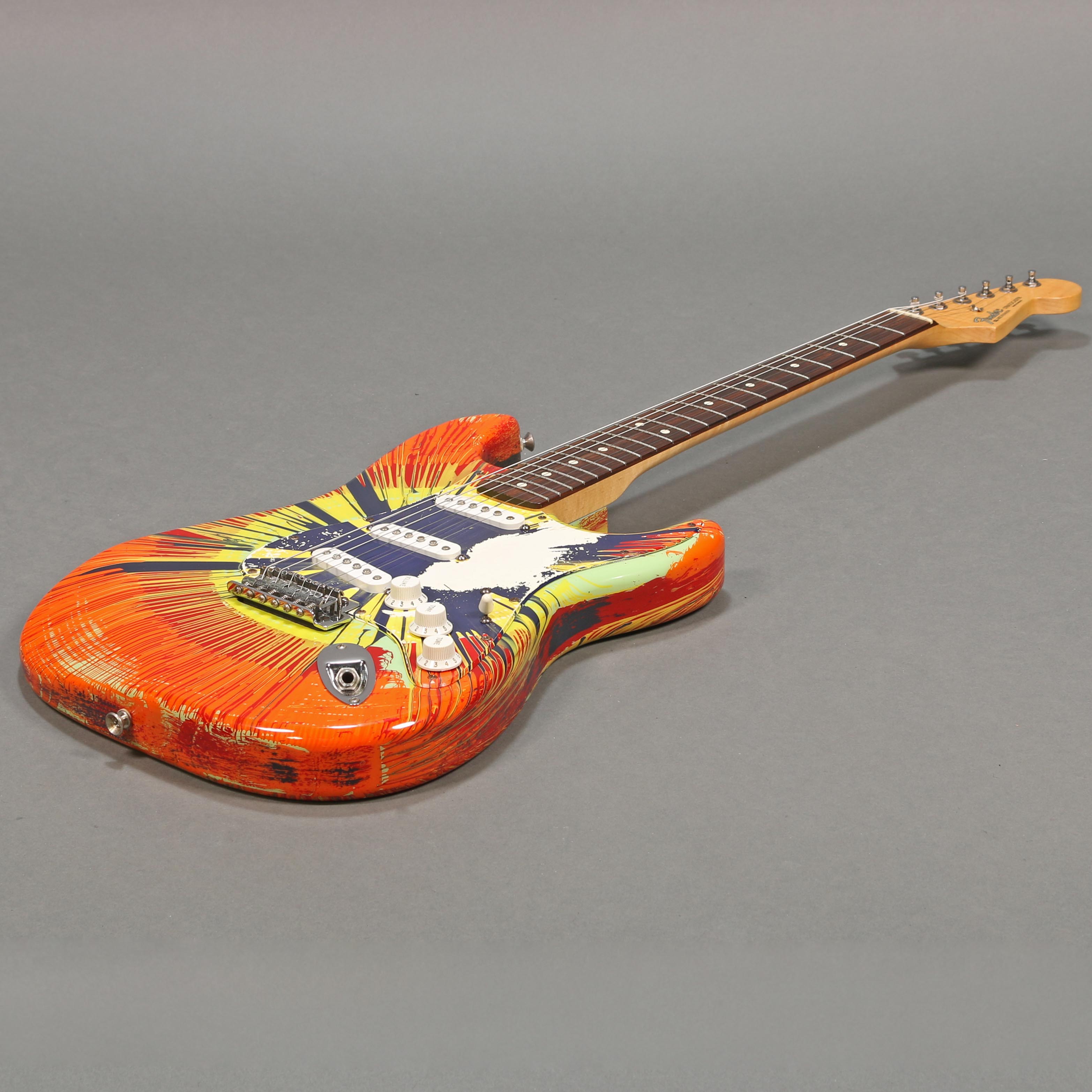 激レア Moon STRATCASTER Vintage 2003 Fender MIM FSR Splattercaster – Emerald City Guitars