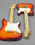 1993 Fender Custom Shop John Cruz Limited Edition Flame Top Stratocaster & Telecaster [