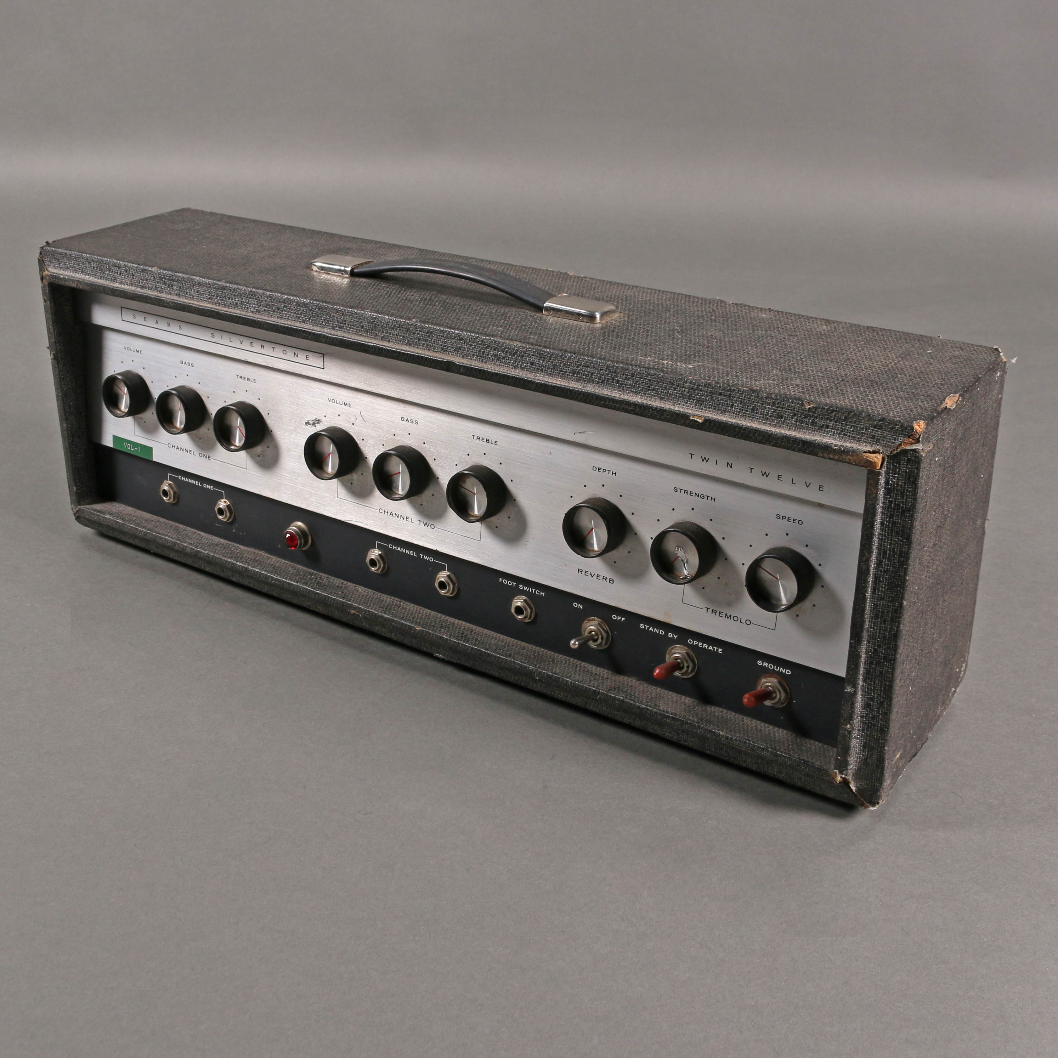 Silvertone amp deals head