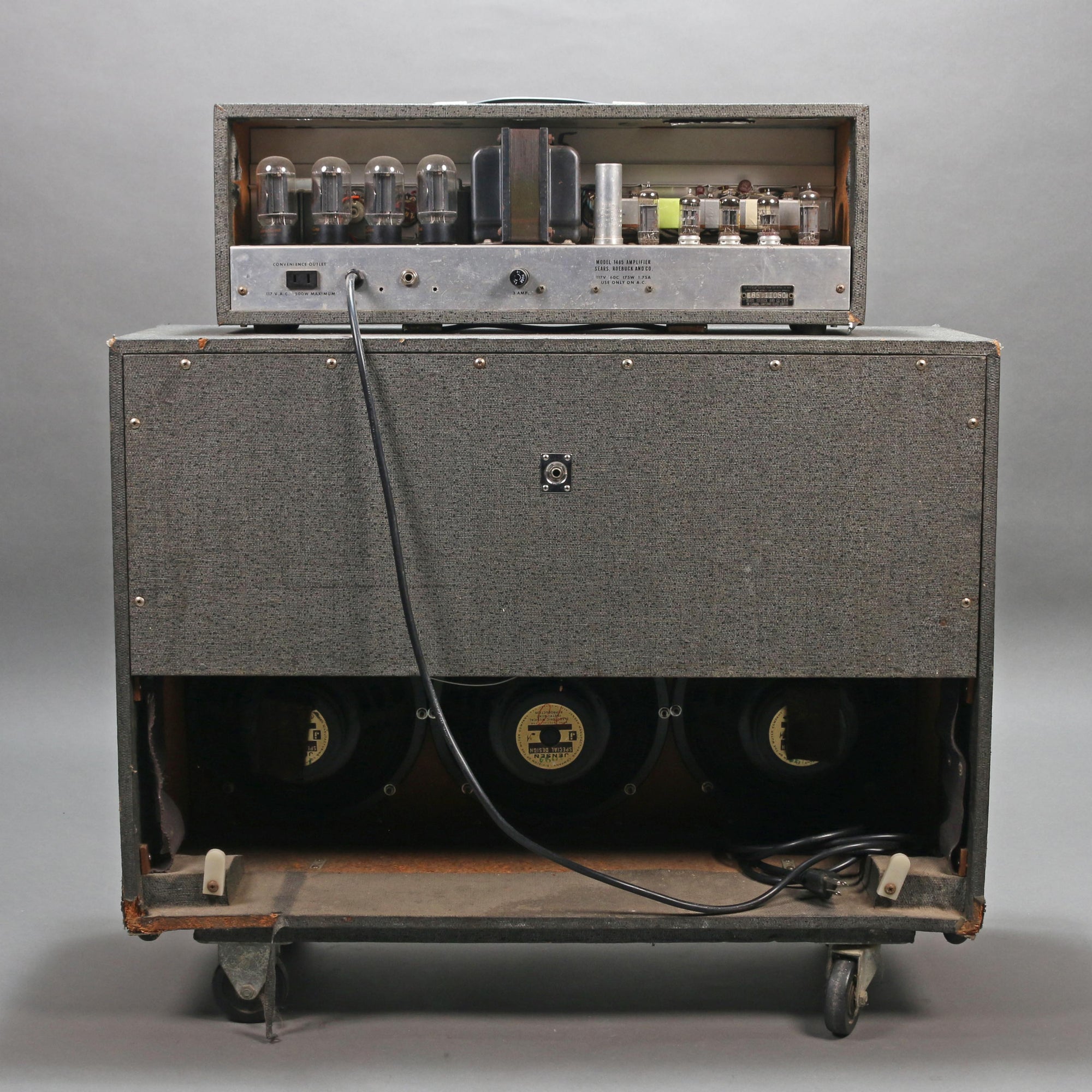 1960s Silvertone Model 1485 &amp; 6x10" Cabinet
