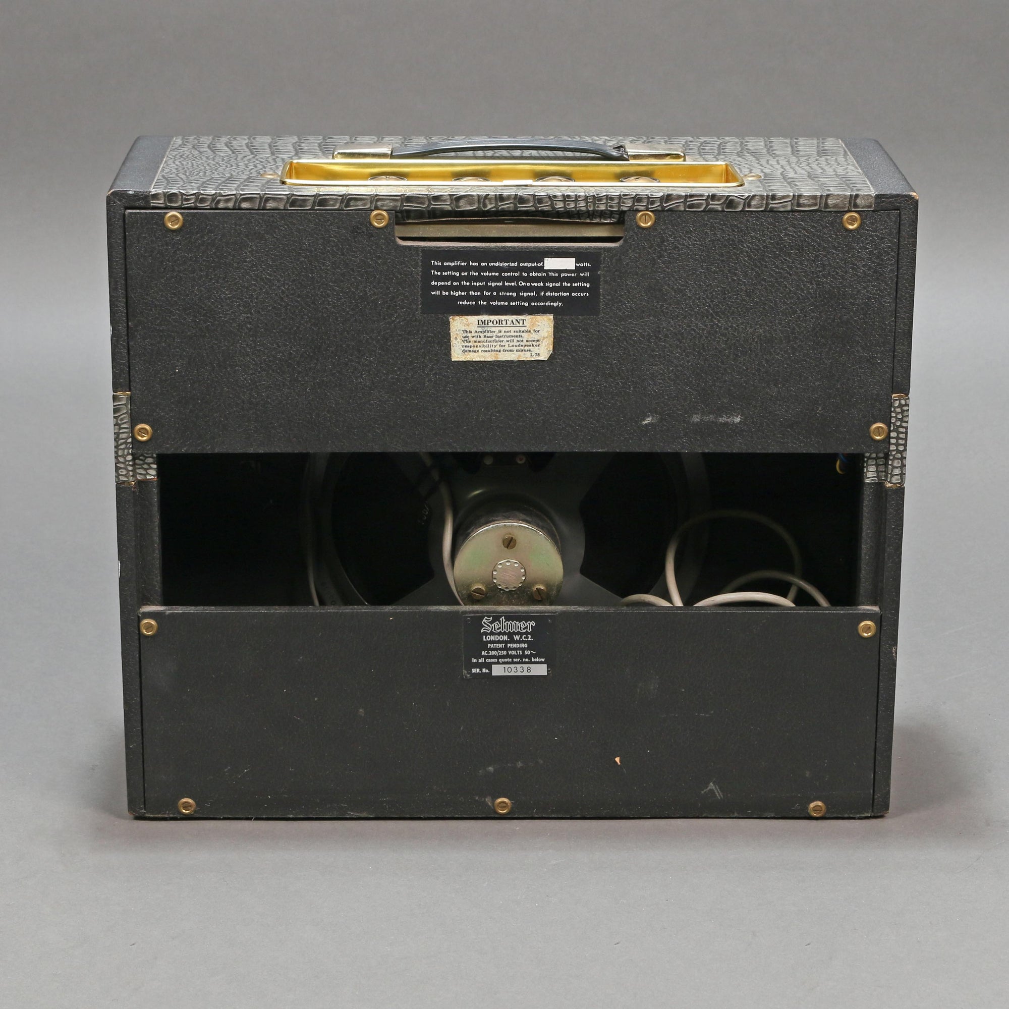 1963/64 Selmer Truvoice Mercury 5 Croc-Skin Combo
