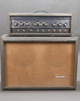 1966 Silvertone 1484 "Twin Twelve" Head w/ Piggyback 2x12" Cabinet