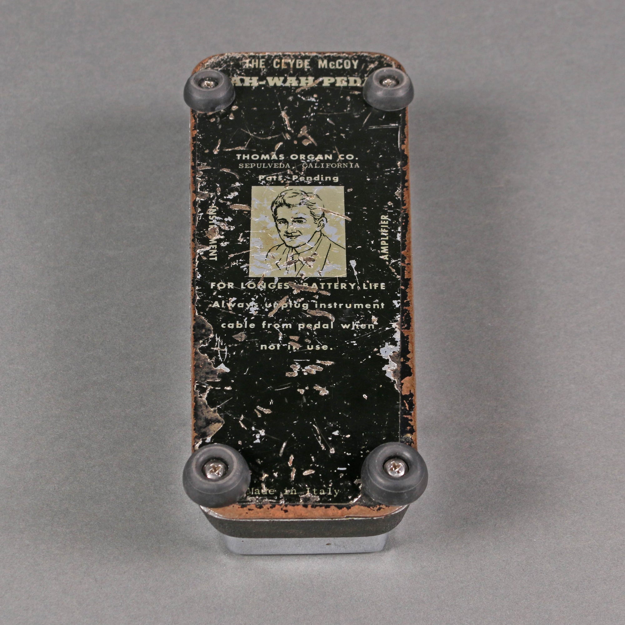 clyde mccoy wah pedal 1967 Thomas Organ Company Vox "The Clyde McCoy Wah-Wah Pedal" – Emerald City Guitars