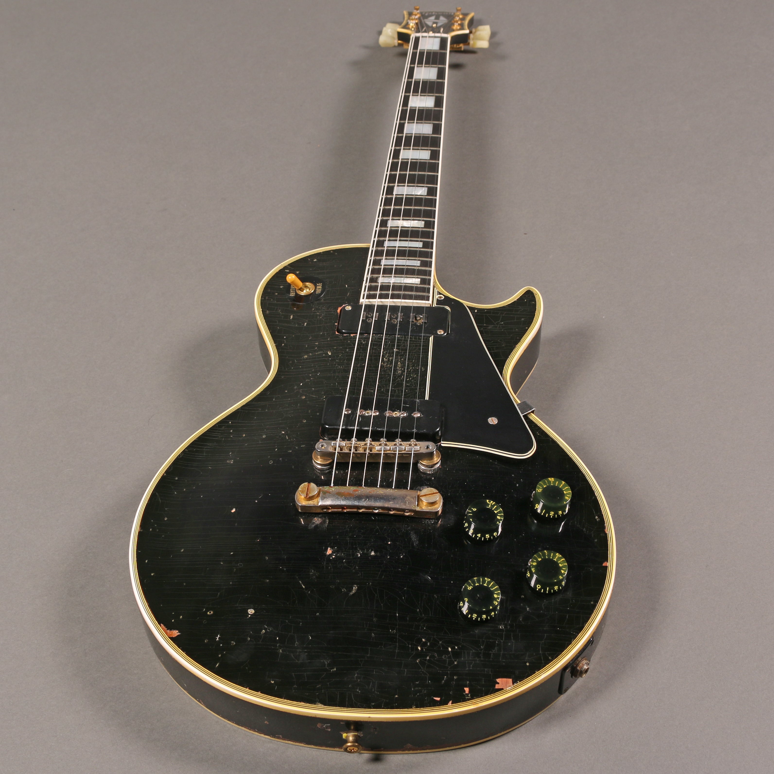 HOLD 1955 Gibson Les Paul Custom – Emerald City Guitars