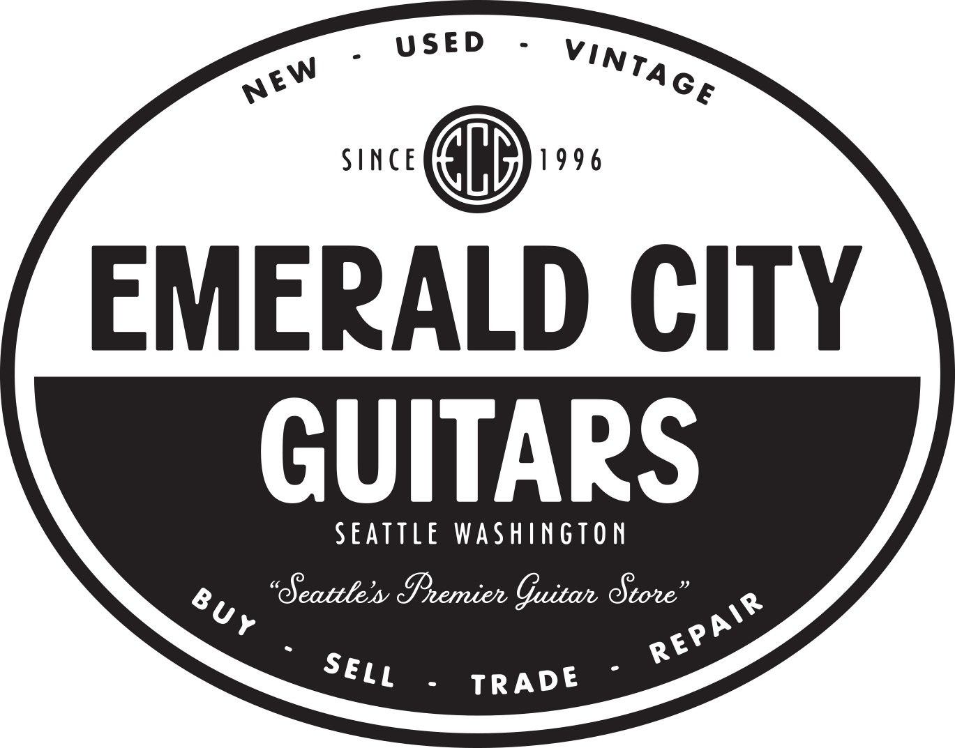 Emerald City Guitars logo