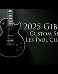 2025 Gibson Les Paul Custom Black Sparkle