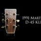 1991 マーティン リミテッド エディション D-45KLE [#38/50]