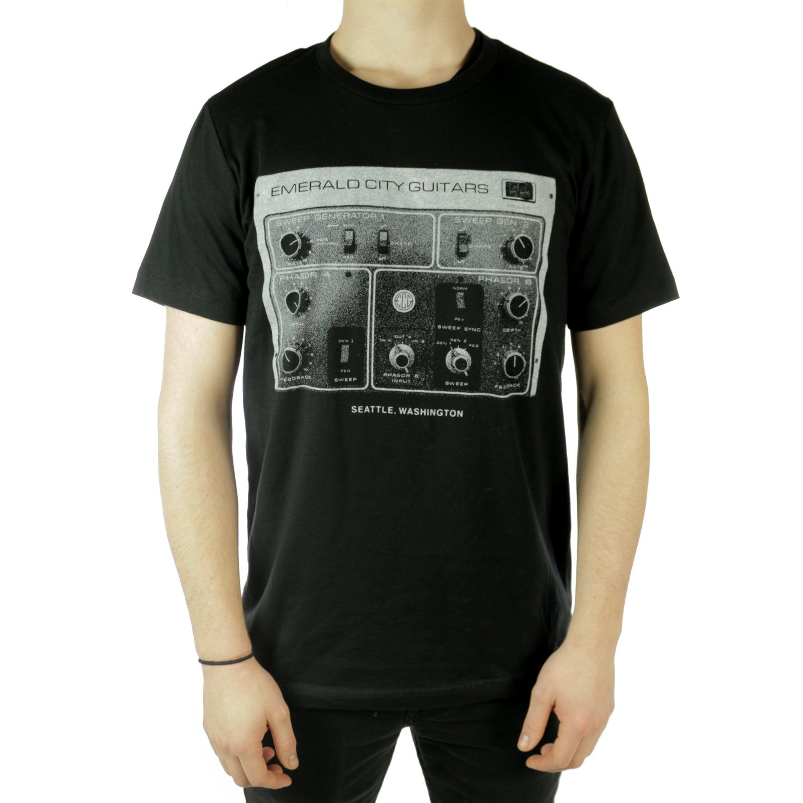 Emerald City Guitars “Phase” T-Shirt Black